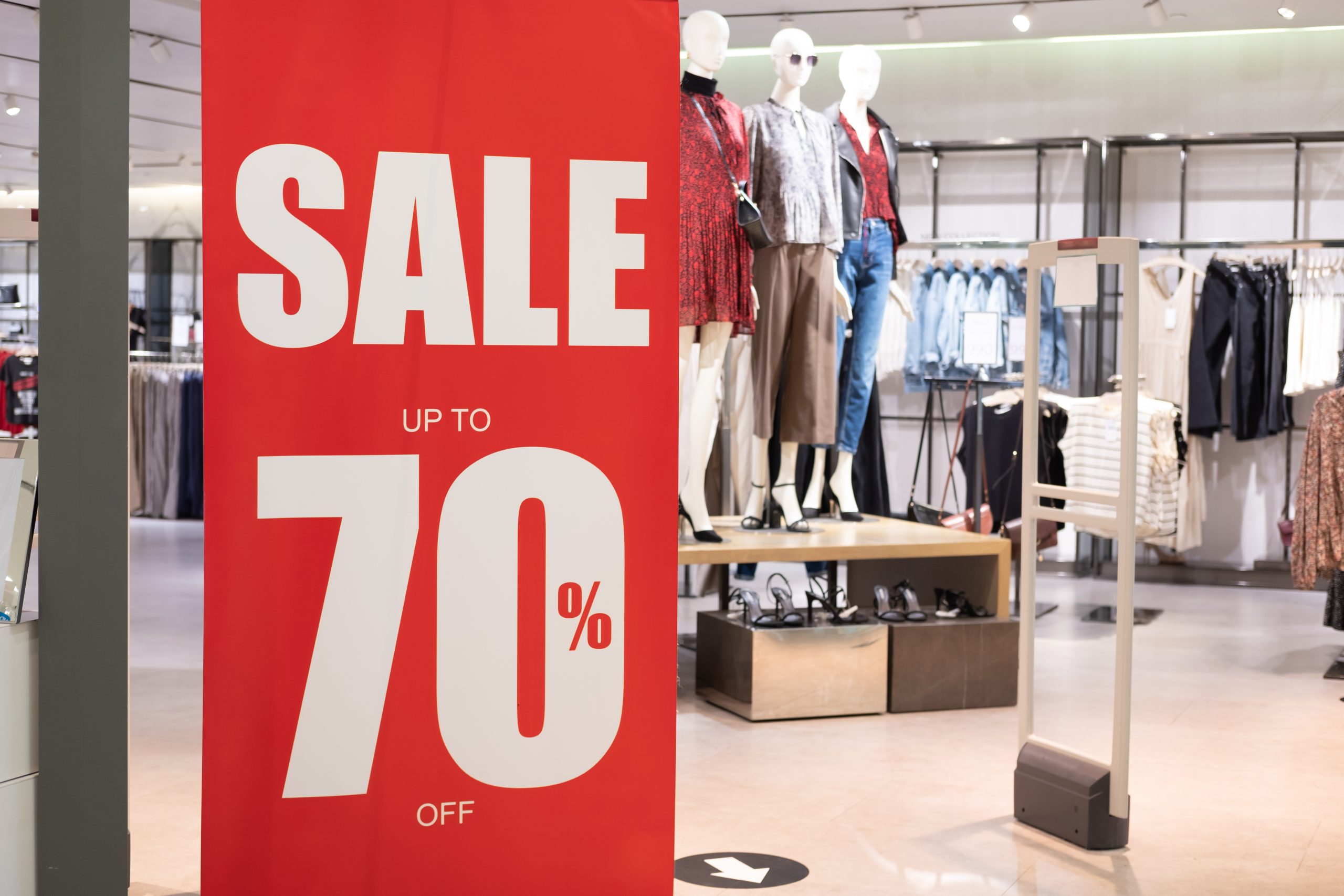 Sale: English vocabulary for shopping and consumerism