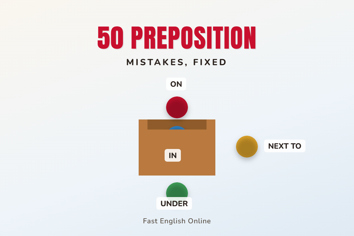 The Top 50 Common Preposition Mistakes ESL Students Make